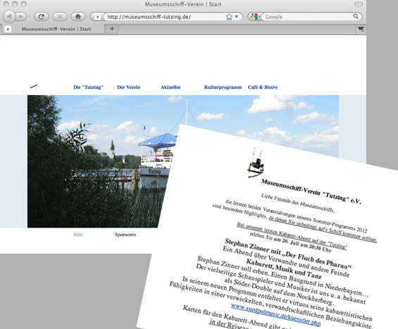 Website und Newsletter